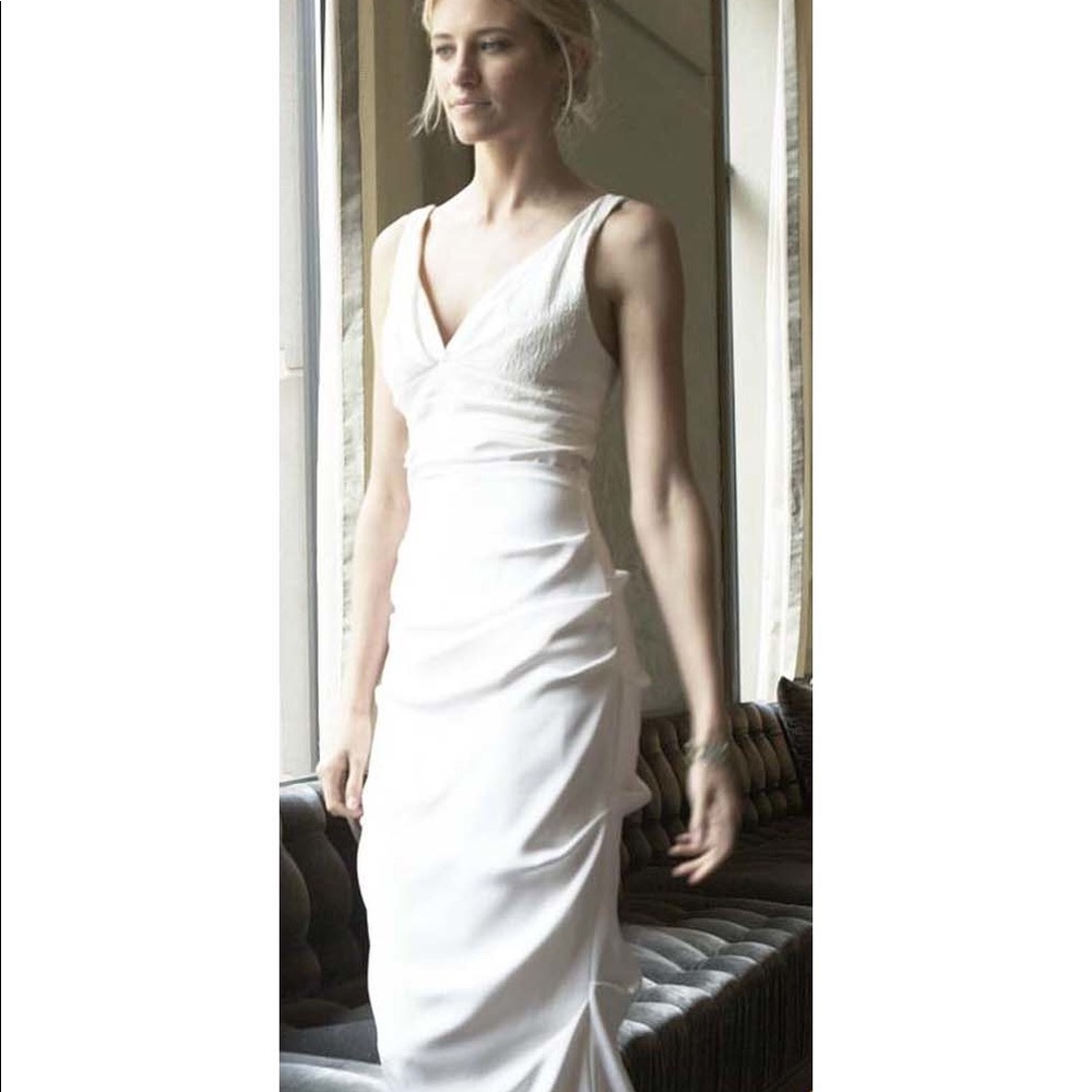 Nicole Miller Simone Silk Wedding Dress